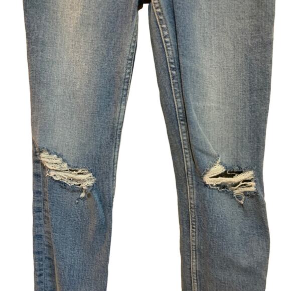 Re/Done 90s High Rise Ankle Crop Jeans sz 24 - Picture 3 of 9